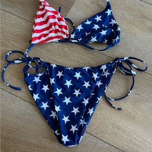 Patriotic Stars and Stripes Bikini